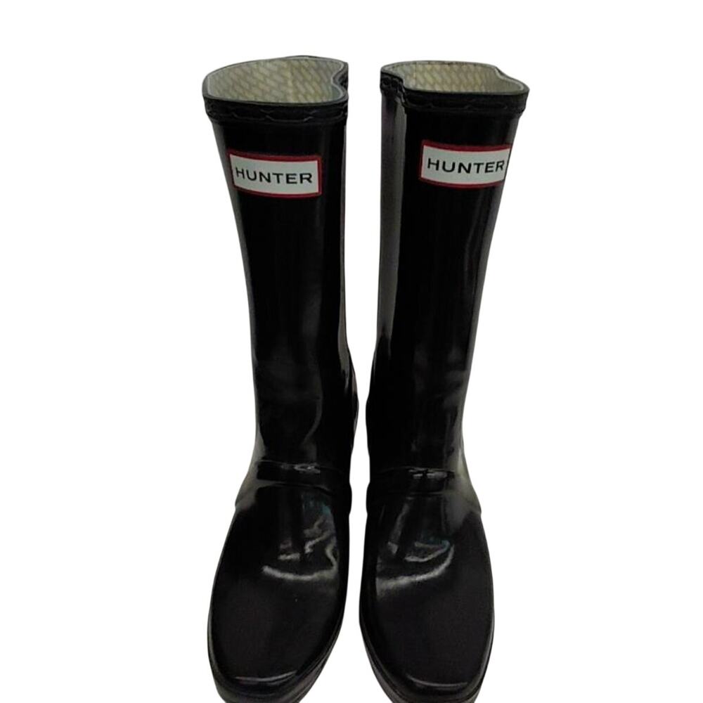 Hunter Verbier Black Lace Up Wedge Boots US 7 EU 38 Goth Punk Emo Platform - Picture 4 of 5